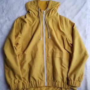 Forever 21 Yellow Windbreaker Jacket